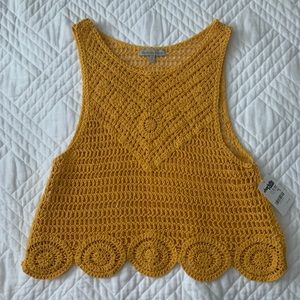 Charlotte Russe Woven Crop Top